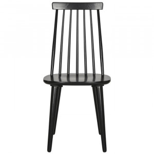 Set de 2 scaune Arikara, negre, 91,44 x 49 x 52 cm - Img 3