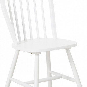 Set de 2 scaune din lemn Windsor Megan, albe