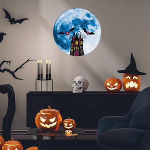 Set de 3 autocolante de Halloween MsdeBersSKER, policlorura, multicolor, 20 x 20 cm - Img 5