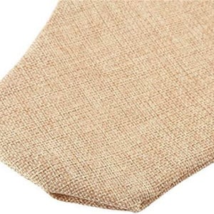 Set de 3 ciorapi pentru Craciun FUSEY, bej, textil, 30 x 45 cm - Img 4