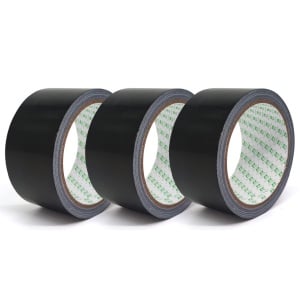 Cumpara Set de 3 role de banda adeziva  pentru reparatii Sanli Tape, plastic, negru, 48 mm x 10 m de la Chilipirul-zilei în rate, cu cardul sau plata la livrare!