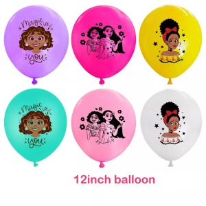 Set de 30 baloane Hilloly, latex, multicolor, 30,4 cm