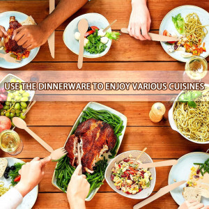 Set de 300 de tacamuri MEISHANG, lemn, natur,  9 -14 cm