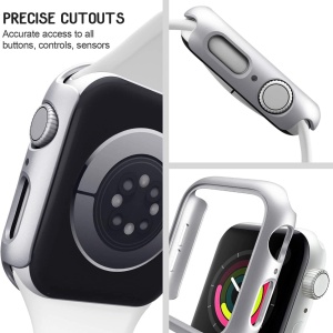 Set de 4 huse pentru Apple Watch Series 1, 2, 3 Mugust, PC, multicolor, 42 mm