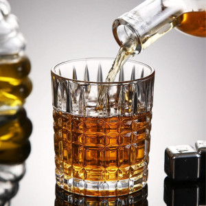 Set de 4 pahare de whisky SkySnow, sticla, transparent, 10 X 8,1 cm, 320 ml - Img 5