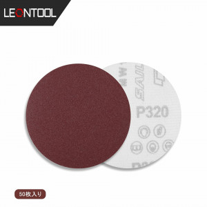 Set de 50 discuri abrazive Leontool, oxid de aluminiu, 600 granulatie, rosu, 10,1 cm - Img 6
