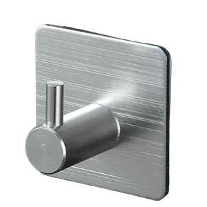 Set de 6 carlige pentru prosoape Zqmw, otel inoxidabil, argintiu, 4,5 x 4,5 x 2,8 cm