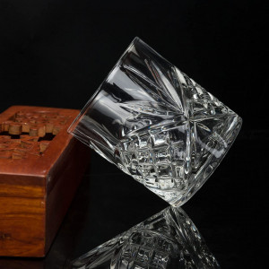 Set de 6 pahare de Whiskey Lanfula, sticla, transparent, 300 ml - Img 5