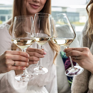 Set de 6 pahare pentru vin Krosno, transparent, sticla, 390 ml, 23 3 cm - Img 7