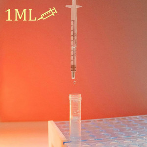 Set de 60 seringi fara ac pentru masurare Thirei, plastic, transparent, 10 cm , 1 ml