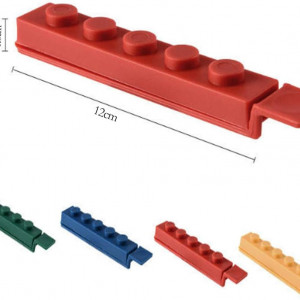 Set de 8 cleme pentru etansare Hoshen, plastic, multicolor, 12 x 1.8 cm - Img 5