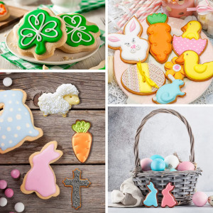 Set de 9 forme pentru prajituri Joyoldelf, model Paste, otel inoxidabil, argintiu - Img 3