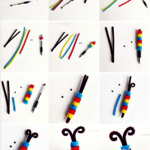 Set de artizanat pentru copii, hartie/textil/plastic, multicolor, 285 piese - Img 5
