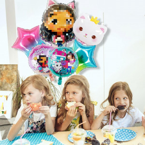Set de baloane pentru copii Yisscen, folie, multicolor, 6 piese