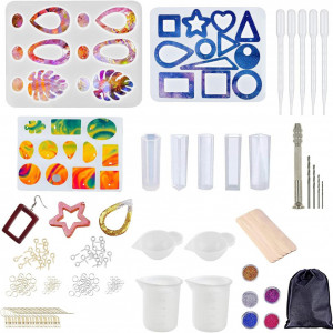 Set de creatie bijuterii Aedcbaide, silicon/metal/plastic, multicolor, 204 piese - Img 1