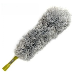 Set maner telescopic cu pamatuf DocaPole, microfibra/aluminiu, gri/argintiu/negru, 7,3 m - Img 6