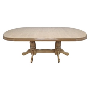 Set masa living SB Nork Stejar sonoma plus 6 scaune SB Tim, 74x90x160/200 cm - Img 2