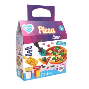 Set plastilina 100% ECO, Lovin'Do, Pizza Time - Img 1