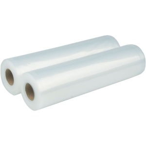 Set role pungi pentru aparatele de vidat Heinner HAV-BAGS-2R, compatibile cu toate modelele de aparate de vidat Heinner, 2 role/set, 28 x 500 cm