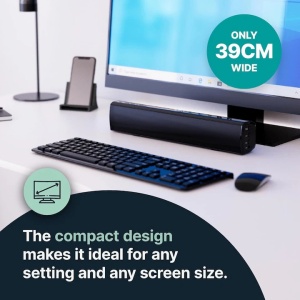 Soundbar Majority, Bowfell Plus 2.1, Bluetooth, PC, Wireless, AUX, 100 W, negru, Resigilat, Grad A - Img 2