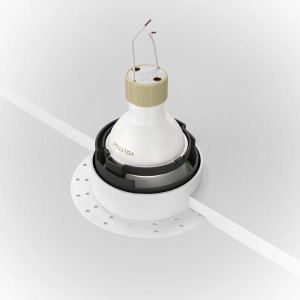 Spot fix Maytoni Share, 1xGU10, incastrat, rotund, alb