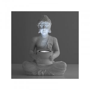 Statuie Karll Buddha cu lumina solara - Img 4