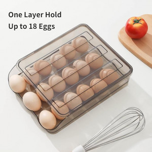 Suport pentru oua, 28.5x21.5x7cm, plastic,transparent 