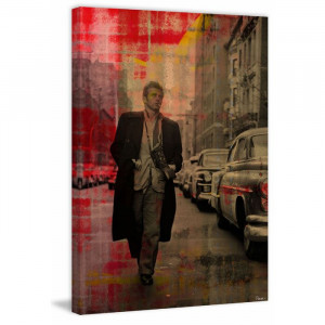 Tablou „James Dean 2324”, rosu/gri, 152 x 101 cm - Img 5