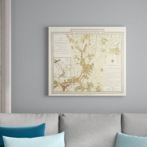 Tablou canvas Map of Islington London by Edward and Benjamin Baker - Img 4