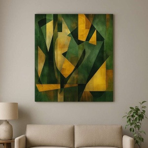 Tablou decorativ canvas pe cadru de lemn 50x70 cm, multicolor - Verificat A · Re-Bloom