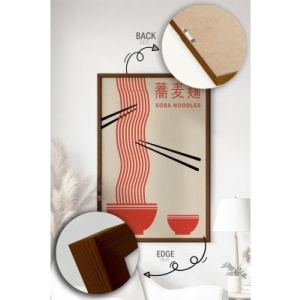 Tablou decorativ Re-Bloom, MDF/lemn masiv, multicolor, 33 x 48 cm - Img 2