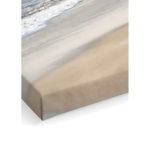 Tablou decorativ Re-Bloom, model marea albastra, panza/lemn, albastru/bej, 40 x 60 cm - Img 2