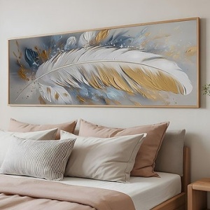 Tablou decorativ Re-Bloom, model pana, MDF/lemn masiv, multicolor, 50 x 120 cm - Img 4