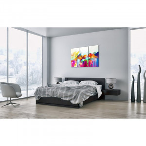 Tablou Ebern Designs, 3 piese, multicolor, 70 x 105 x 1,8 cm - Img 6