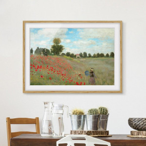 Tablou 'Poppies at Argenteuil', hartie, 40 x 55 x 2 cm - Img 2