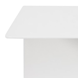 Targon set 2 rafturi perete 35x14x20 cm, metal vopsit pulbere, alb - Verificat A · Re-Bloom - Img 4