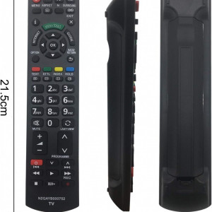 Telecomanda pentru LCD LED Panasonic Foxrmt, plastic, negru, 21,5 x 2,5 x 5 cm - Img 3