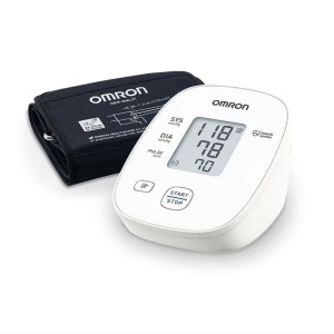 Tensiometru complet automat de brat Omron M300, Tehnologie IntelliSense, Afisaj LCD, Adaptor AC, Alb, Resigilat, Grad A - Img 1