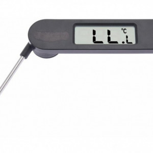 Termometru digital pentru gratar otel inoxidabil, negru, 115 x 27 x 18 cm - Img 3