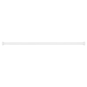 Touws bara extensibila perdea de dus 70-115 cm, aluminiu vopsit, capace cauciuc antiderapante, alba - Verificat A · Re-Bloom