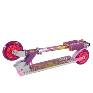 Trotineta cu luminite RCO, 2 roti, Roz, PC 52-2 B