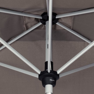 Umbrelă dreptunghiulară, maro, 300 x 200 cm - Img 3
