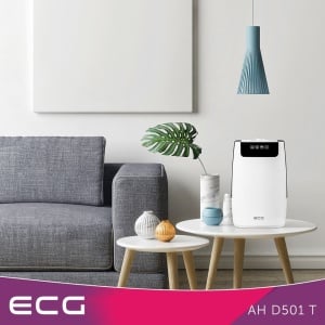 Umidificator de aer cu ultrasunete ECG AH D501 T, 27 W, 5 L, aromatizare - Img 2