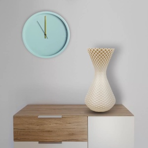 Vaza Ornamentala Tagwerk Flechtwerk 350 mm 3D Print Bej