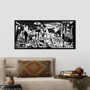 Wallxpert decor de perete din metal, 85x40 cm, grosime 1.5mm, negru - Verificat A · Re-Bloom - Img 3