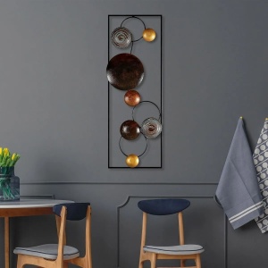 Wallxpert decor de perete metal, 32x90x4 cm, multicolor - Verificat A · Re-Bloom - Img 3
