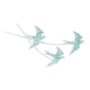 Wallxpert decor de perete metal pictat manual, 70x42 cm, grosime 1.5mm, albastru - Verificat A · Re-Bloom