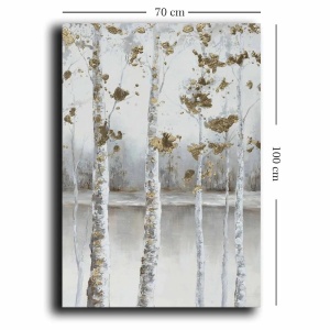Wallxpert tablou decorativ canvas, 70x100 cm, panza 100% grosime 2.8mm, rama lemn pin 100%, multicolor - Verificat A · Re-Bloom - Img 2