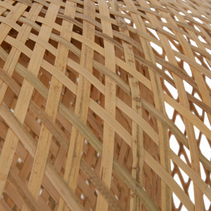Abajur Eden din bambus, 27 x 55 cm - Img 5