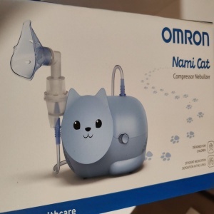 Aparat aerosoli cu compresor OMRON Nami Cat, include masca pentru copii, kit nebulizare, Resigilat, Grad A - Img 2